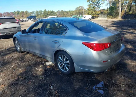 2016 Infiniti Q50 2.0T Premium из США, поврежденный, VIN JN1CV7AR5GM253714